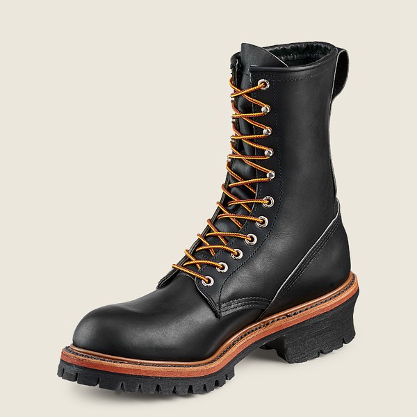 Red Wing Iş Botu Erkek - Loggermax - 9-Inch Soft Toe - Siyah - 24FOQCXPK